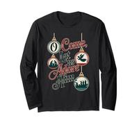 O Come, Let Us Adore Him Nativity Christmas Long Sleeve T-Shirt