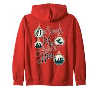 O Come, Let Us Adore Him Nativity Christmas Zip Hoodie