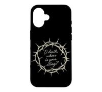 O Death Where Is Your Sting Christian Faith Scripture Case for iPhone 16