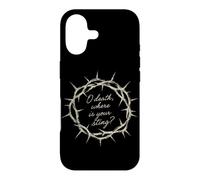 O Death Where Is Your Sting Christian Faith Scripture Case for iPhone 17