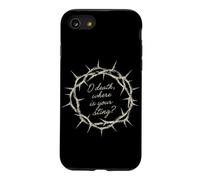O Death Where Is Your Sting Christian Faith Scripture Case for iPhone SE (2020) / 7/8
