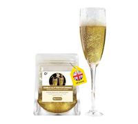 O³ Edible Glitter for Drinks 10g -Gold Edible Cake Decorations Up to 50 Servings - Edible Glitter Shimmer for Cakes - For Drinks, Desserts, Cupcakes, Fruit, Champagne, Prosecco - Vegan