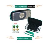 (O) For Nintendo Switch OLED Storage Bag ZD Tears Of The Kingdom Protective Hard Case Shell Cover for NS Switch Game Accessories