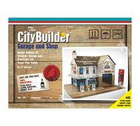 O gauge 7mm 1:43 scale Model Railway Building GARAGE & SHOP Kit The CityBuilder