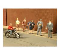 O gauge City People with Motorcycle Bachmann 33151