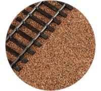 O Gauge Model Railway Track Ballast - Lanarkshire Red Granite | 1kg | Model Railway Scenery Material