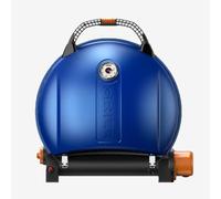 O-Grill 600 Portable Gas BBQ Grill Camping Stove with Cast Iron Grill Plate. Dual Gas Use.10,500 BTU Burner. 1450cm² Cooking Area. Compact Gas Barbecue for Garden, Travel & Camping. (Blue)