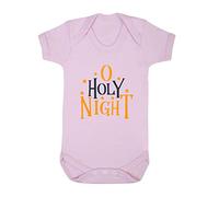 O Holy Night [BCX] Baby Grow Vest, 0-3 Months, Pastel Pink