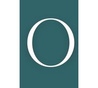 O: Initial Monogram Personal Letter alphabet Journal, Transformative Teal color, Personalized Lined Notebook For Kids, Boys and Girls, Men and Women ... Soft Cover Diary, 120 Pages, size 6x9 inch.