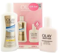 O.L.A.Y. Beauty Kit: Make-Up Melting Cleansing Milk and Beauty Fluid Moisturizer Replenish Set