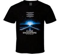 O-LIKE Close Encounters of The Third Kind Movie T Shirt L Black