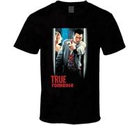 O-LIKE True Romance Retro 90'S Movie T Shirt L Black