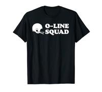 O-Line Squad Vintage Helmet Offensive Line Football Team T-Shirt