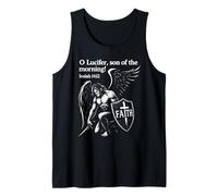 O Lucifer Son of the Morning - Isaiah 14:12 Warrior Angel Tank Top