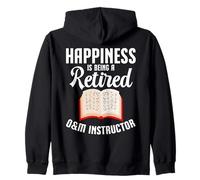 O&M Appreciation Happy Orientation & Mobility Instructor Zip Hoodie