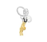 O meta[l]morphose METALMORPHOSE - Capricorn Zodiac Sign Charm Keyring - Astrological Sign Capricorn - Gift for Men, Women and Children, gold, One Size