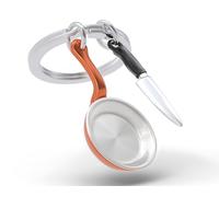 O meta[l]morphose METALMORPHOSE - Chef de Cuisine Keyring - Gastronomy Keyring - Chef, Cook, Gift for Men and Women, silver, One Size