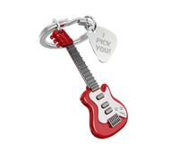 O meta[l]morphose METALMORPHOSE - Guitar Keyring - Musical Instrument Key Ring - Original Gift for Men and Women, Multicolored, One Size