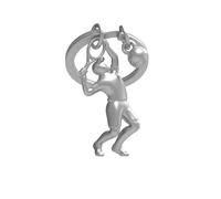 O meta[l]morphose METALMORPHOSE - Metal 3D Tennisman Keyring - Olympic Games Gift - For Tennis Enthusiasts Sport - MTM283-01
