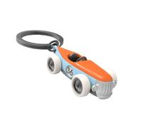 O meta[l]morphose Metalmorphose MTM238-01 Vintage Solid Key Ring, Blue/Orange, One Size