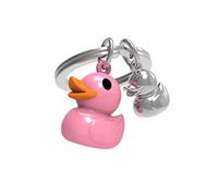 O meta[l]morphose METALMORPHOSE MTM925-04 Key Ring Duck Light Pink Silver One Size Pink Silver Waist Unique, Pink, Silver, standard size