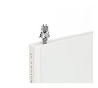 O meta[l] morphose Zinc Alloy Robot Design Stationery Bookmark