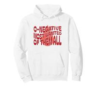 O- Most Wanted of Them All Best Blood Donor Type Pullover Hoodie