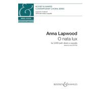 O nata lux: mixed choir (SATB divisi) a cappella. Partition de chœur.