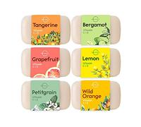 O Naturals Citrus Soap Bar Variety Pack, 6 Pack - Organic Soap Bars, Natural Body Soap Bar Collection for Bath, Shower, Spa Gift, Citrus Soaps