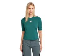 O´neill Hybrid Upf Polygiene Uv Short Sleeve T-shirt Green M Woman