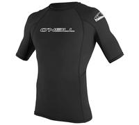 O'Neill Rash Guard Basic Skins - Short Sleeve Crew - Black - Men's M