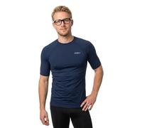 O´neill Wetsuits Basic Skins Short Sleeve Rash Guard Blue 3XL Men