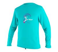 O Neills Kids Ozone Long Sleeve Sun Shirt Turquoise 1