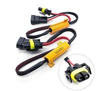 O-NEX LED Resistor Kit H11 (H8, H9) HID Relay Harness Adapter Anti Flicker Error Decoder Warning Canceller