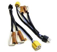 O-NEX LED Resistor Kit H4 (9003 HB2) HID Relay Harness Adapter Anti Flicker Error Decoder Warning Canceller