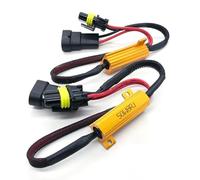 O-NEX LED Resistor Kit HB4 9006 HID Relay Harness Adapter Anti Flicker Error Decoder Warning Canceller (fits: 9005, 9145, H10)