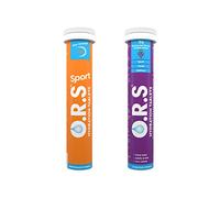 O.R.S Hydration Bundle | Sport Orange + Blackcurrant Tablets Multipack | Electrolytes with Vitamin D & Magnesium for Dehydration, Sports & Travel | Oral Rehydration Salts for Electrolyte Replacement