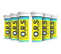 O.R.S Hydration Tablets with Electrolytes, Vegan, Gluten and Lactose Free Formula - Soluble Sports Hydration with Natural Lemon Flavour, 72 Count