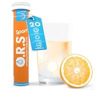 O.R.S Sport Hydration Tablets - Orange, 1 Tube | Winter Sports Electrolytes with Vitamin D & Magnesium for Rehydration & Recovery | Salts for Electrolyte Replacement | Vegan, Gluten-Free & Low Calorie