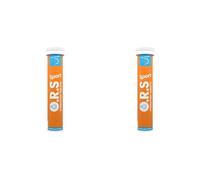 O.R.S Sport Hydration Tablets with Electrolytes, Vegan, Gluten and Lactose Free Formula - Soluble Sports Oral Rehydration Tablets with Natural Orange Flavour, Low Calorie, Adult & Children, 20 Tablets