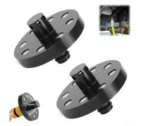 O-Ring Chassis Cleaner Kit 2in ABS Undercarriage Flusher for Cars Trucks SUVs - High Pressure Wheel Arch Cleaning Tool Black(2)