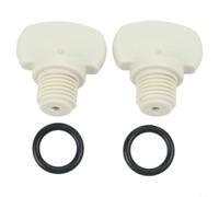 O Ring Drain Stopper 2 Pack Leak-Proof Plastic with O-Ring 071131-192115 for Pentair for Whisperflo for Intelliflo Pool Pumps Secure Fit Replacement Part for Swimming Pool Plumbing Maintenance