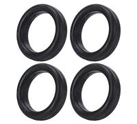 O Ring Exhaust Hanger BR554 MR554 Noise Reduction Durable Polyurethane Black 2inch 4Pcs Universal for Car Vehicles