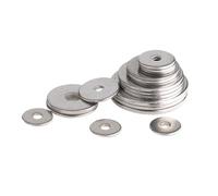 O Ring Flat Washer 304 Stainless Steel Plain Washers Bolt Flat Gasket M1.6 M2 .5 M3 M4 M5 M6 M8 M10 M12 M14 M16 M20 M36 Gasket(M6X10X0.8 (200PCS))