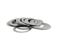 O Ring Flat Washer M12 M13 M14 M15 M16 M17 M18 M19 M20 Stainless Steel Shim Plain Washer Ultra-thin Gasket 0.1mm to 1.0mm Gasket(10Pcs M12x18x1.0)