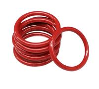 O-Ring Gasket， Oil Sealing Silicone O-Rings Red Multiple Sizes 20 pcs(39mmx29mmx5mm)