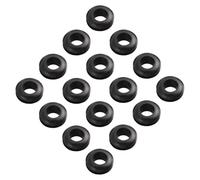 O-ring Grommet Kit 100pcs Pvc Rubber Black for Cable and Tubing