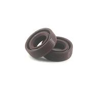 O ring kit, 2pcs Brown FKM TC Skeleton Oil Seal,12mm 15mm Inner Diameter Shaft,Fluorine Rubber Gasket Lip(15x32x7mm)