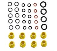 O-Ring Nozzle Seal Kit for Karcher K2 K3 K4/K5/K6 for K7 Pressure Washer, Replacement Gasket Set 2.640-729.0 with Red Washers for K1 K1400 WV50 Plus Models