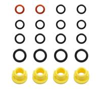O Ring Nozzle Set for Karcher Pressure Washer Accessories Lance Hose Nozzle Spare Compatible with Karcher K2 K3 K4 K5 K6 K7 Hose Nozzle Spare O-Ring Seal 2.640-729.0 Rubber for Efficient Operation